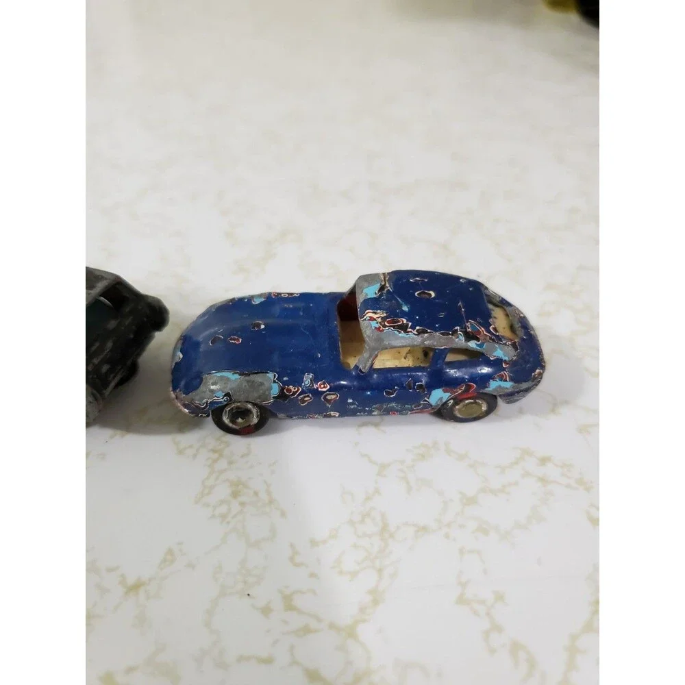 Vintage Playart Diecast Toy Cars Lot of 3 Jaguar Alfa Romeo
